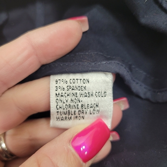 EUC Talbots Lightweight Navy Blue Jacket Women's sz 24 - Picture 6 of 8